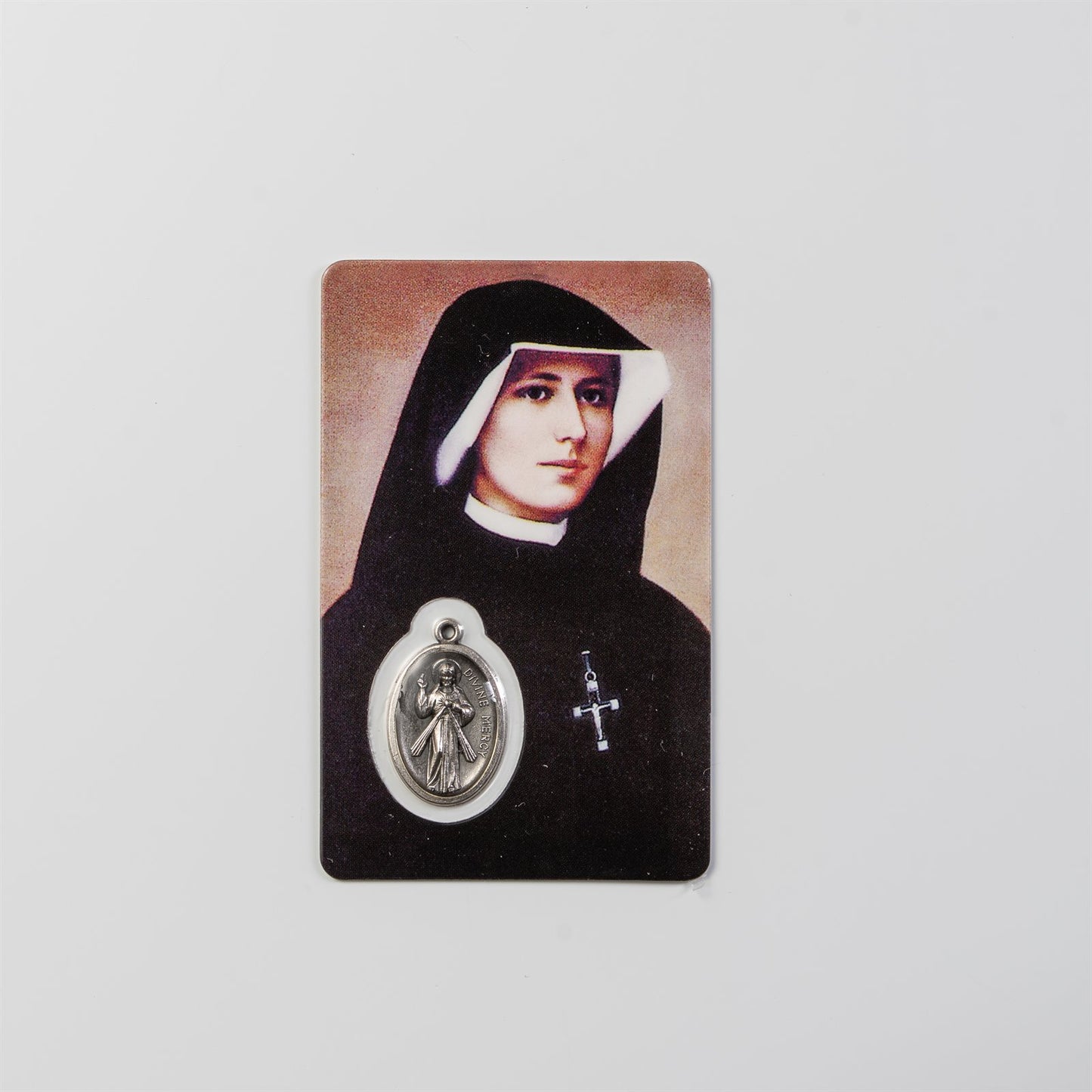 Saint Maria Faustina of the Most Blessed Sacrament Prayer Card