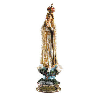 9-1/4" Our Lady of Fatima Statue