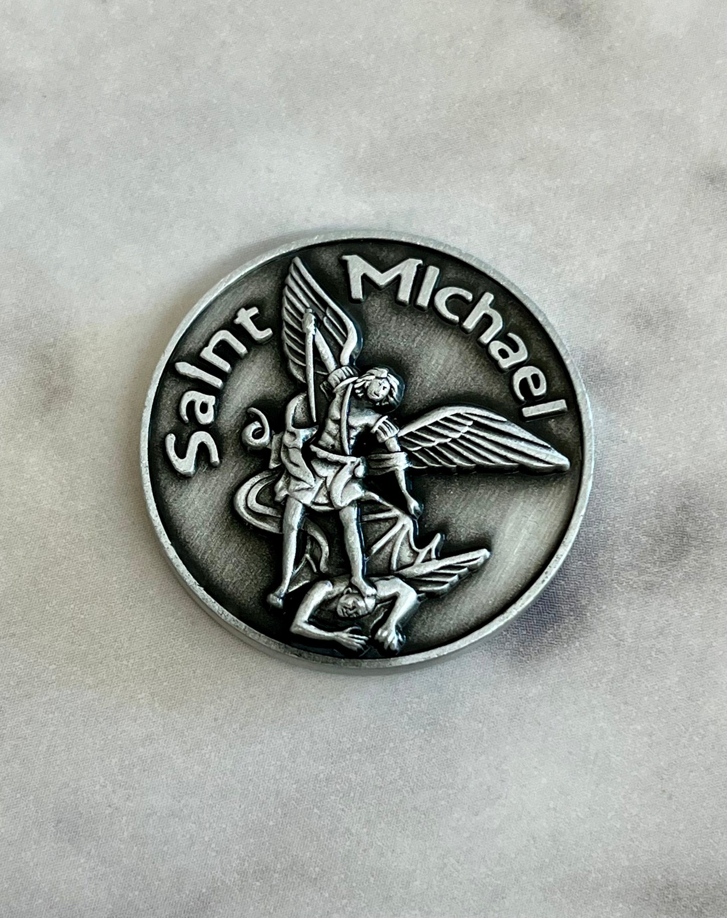 St. Michael the Archangel Italian Pocket Coin