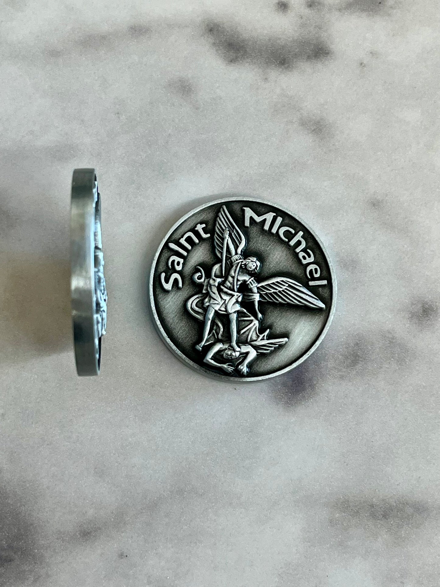 St. Michael the Archangel Italian Pocket Coin