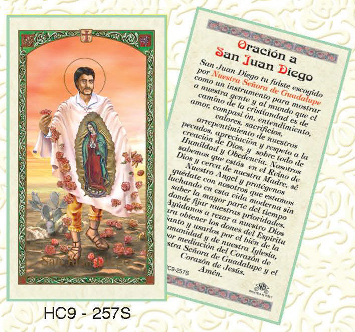 Oración a San Juan Diego – Tarjeta de Oración