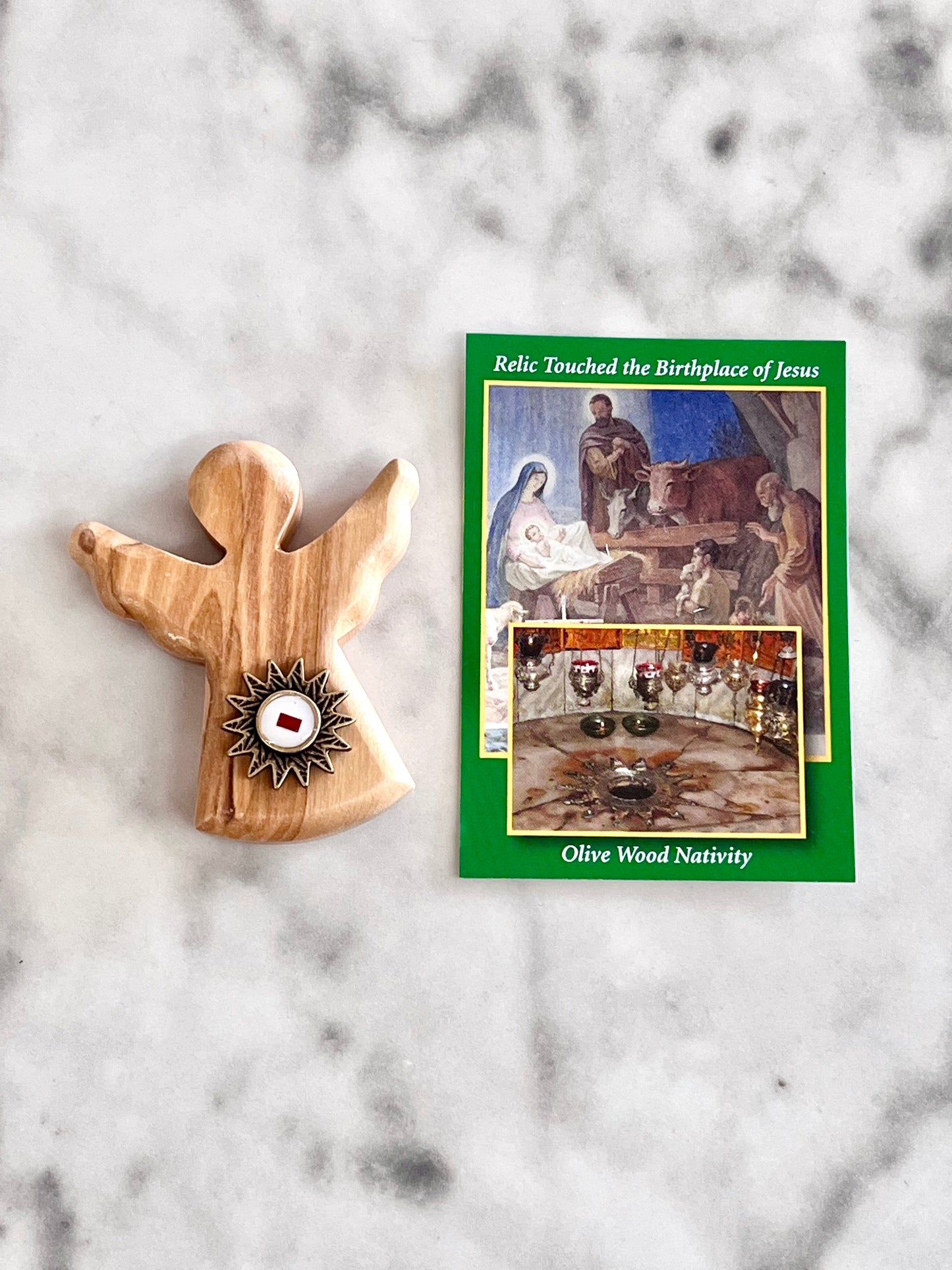 Palm Comfort Nativity Relic Angel