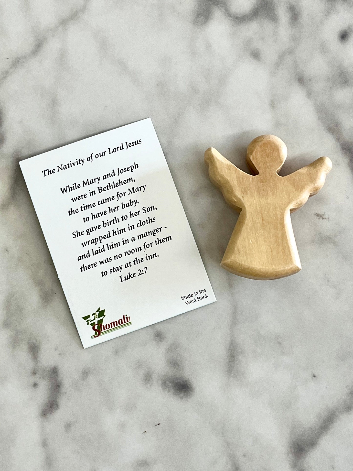 Palm Comfort Nativity Relic Angel