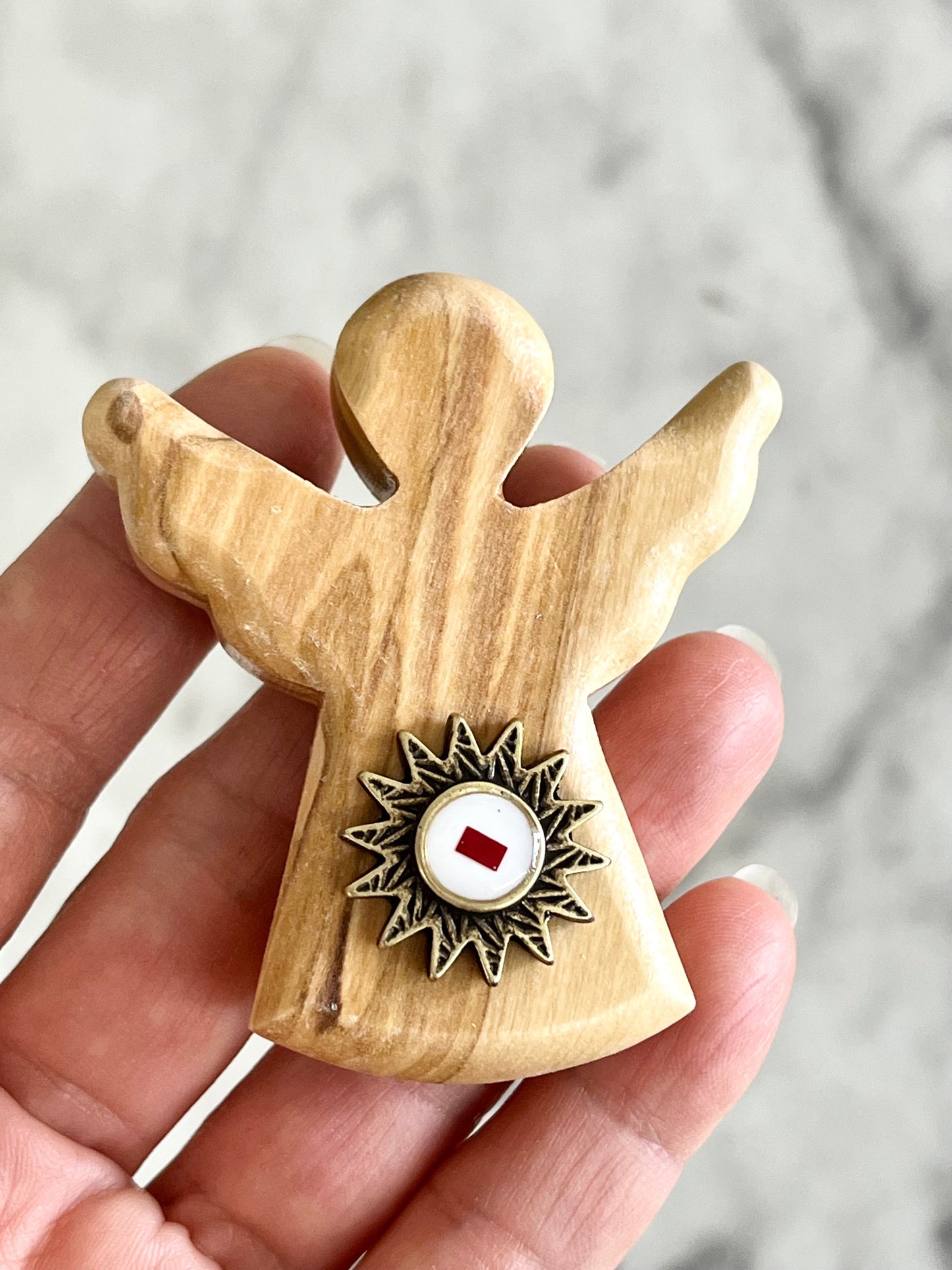 Palm Comfort Nativity Relic Angel