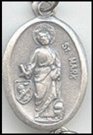 1" Oxidized St. Mark Medal