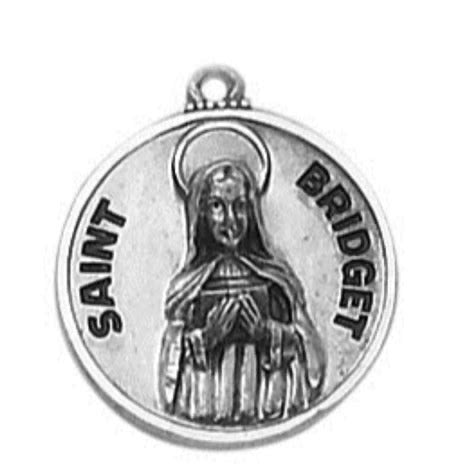 St. Bridget Medal Pendant with Chain
