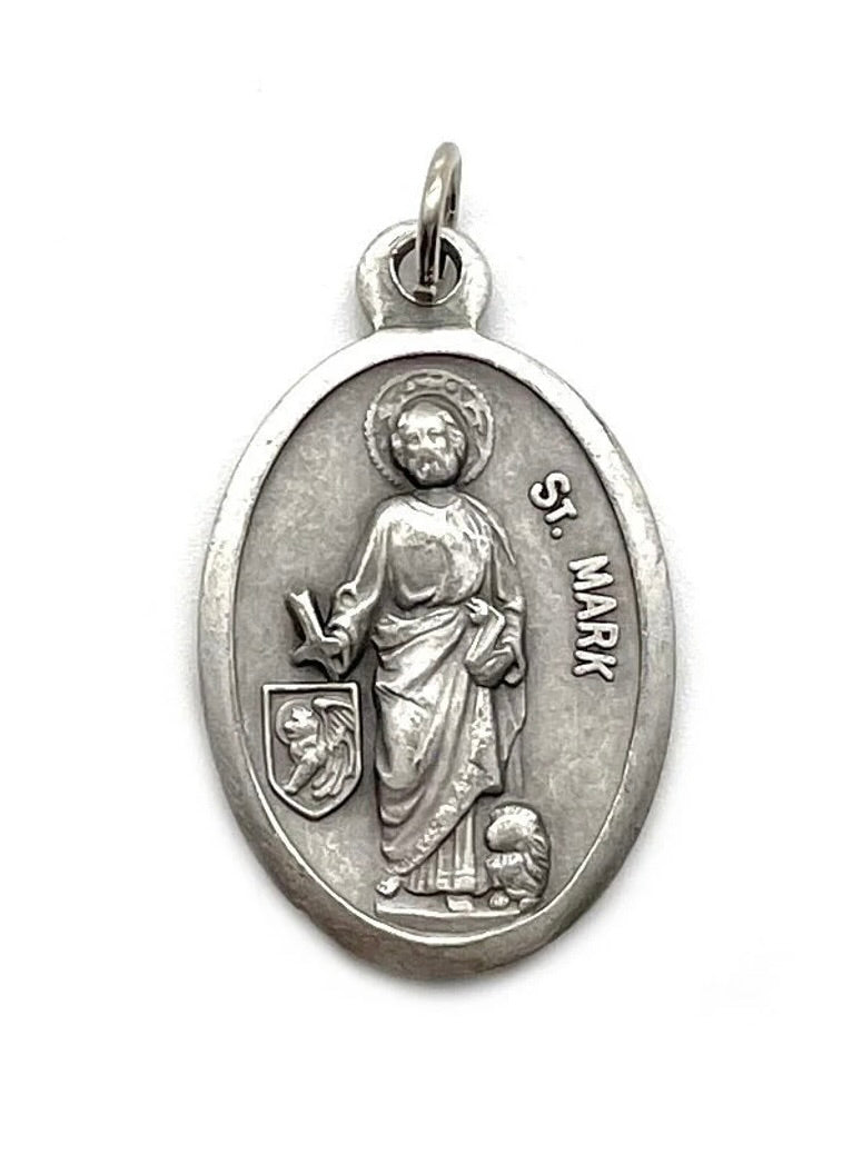 1" Oxidized St. Mark Medal