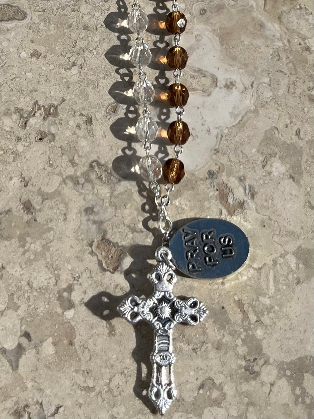 St. Kateri Tekakwitha Rosary Chaplet with Prayer Card