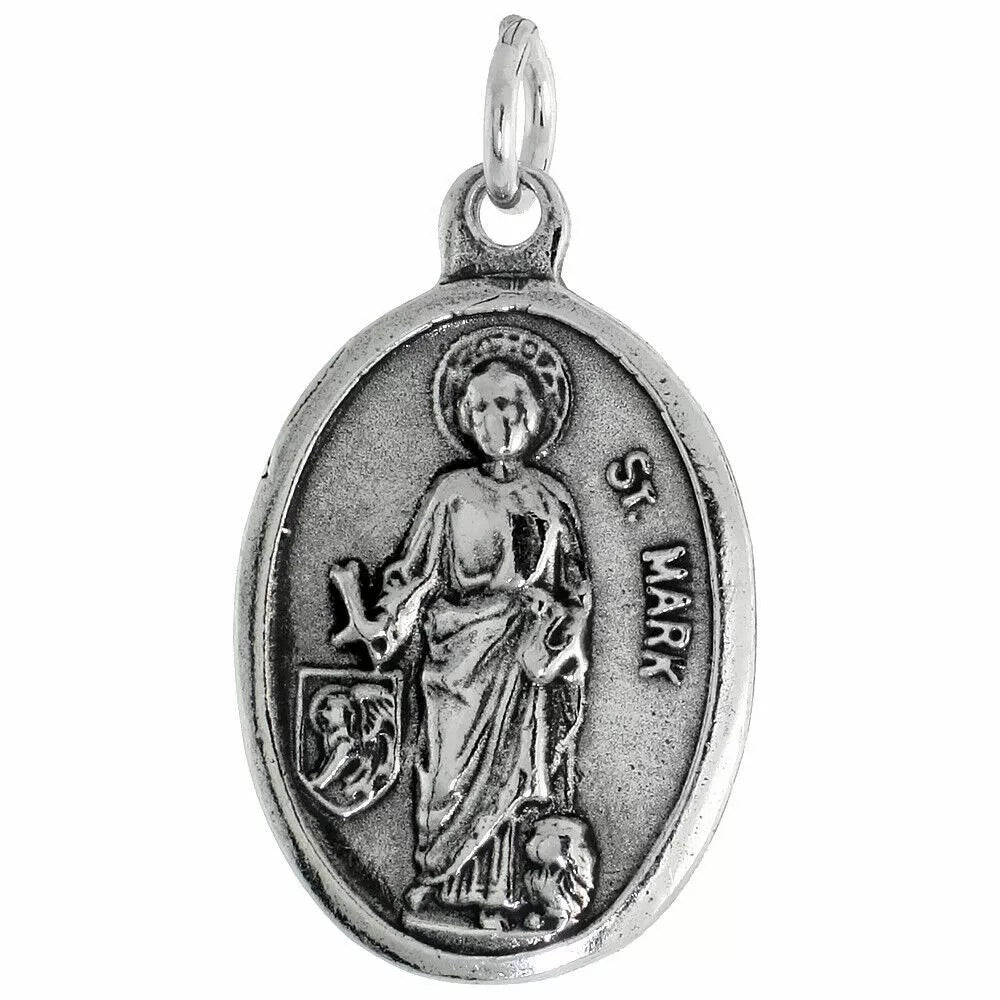 1" Oxidized St. Mark Medal