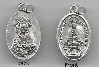 Virgen de Montserrat Medal - Discount Catholic Store