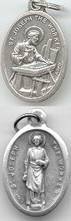 St. Joseph the Worker Medal - Discount Catholic Store