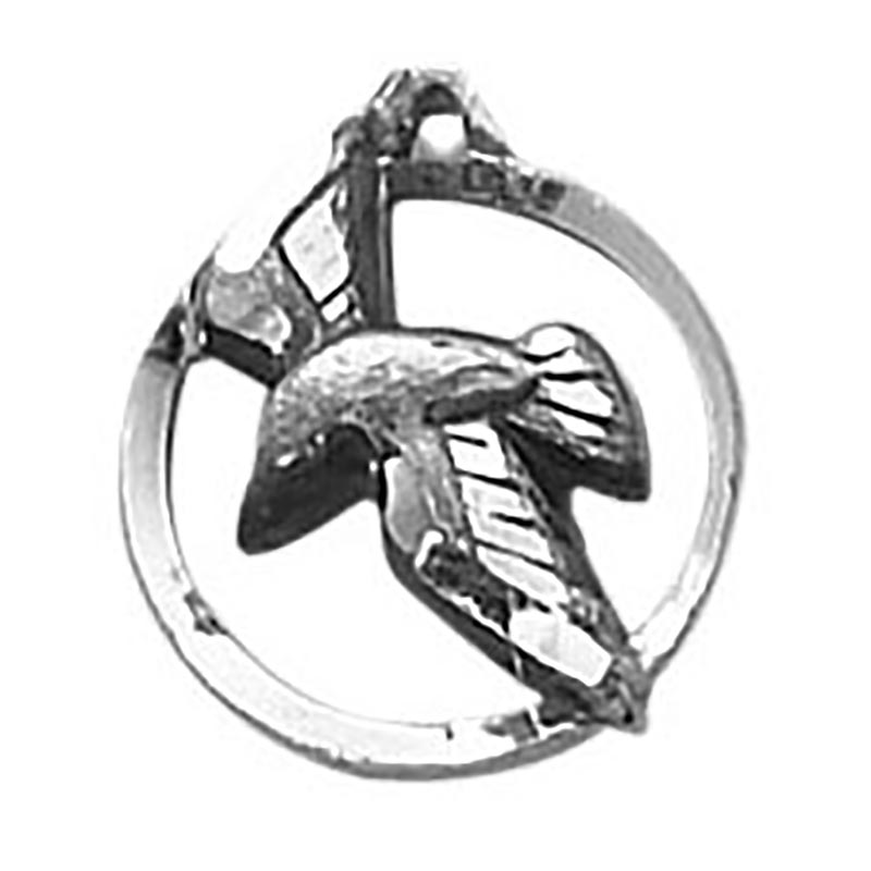 Holy Spirit Sterling Silver Medal