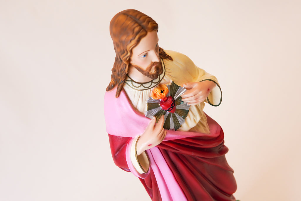 24" Sacred Heart of Jesus Elegant Statue
