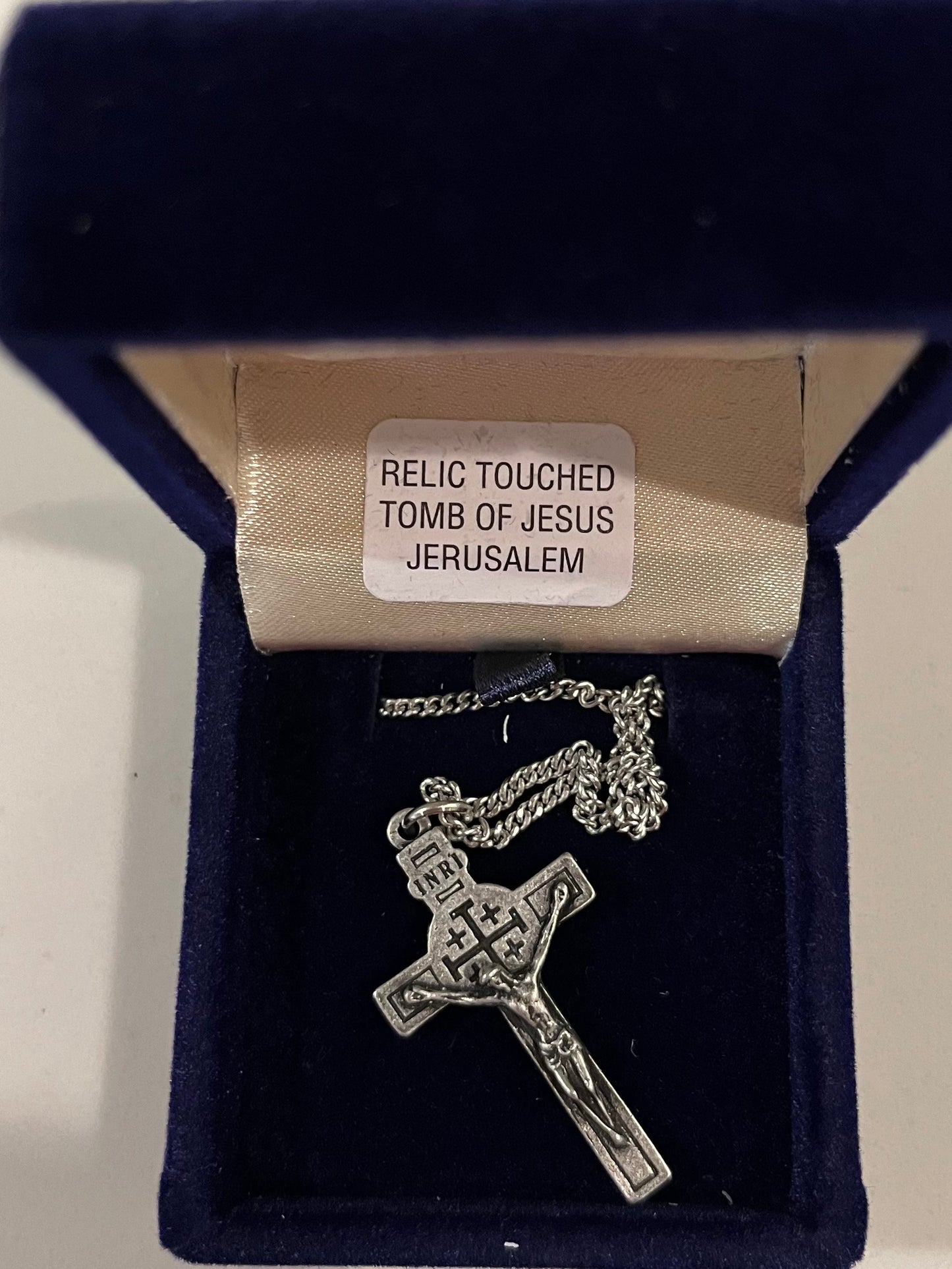 Jesus Relic Necklace - 20 inch stainless steel chain