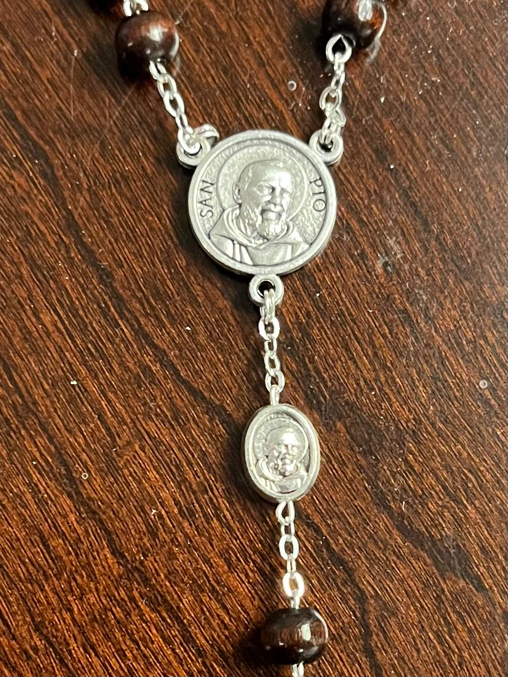 St. Padre Pio Relic Rosary