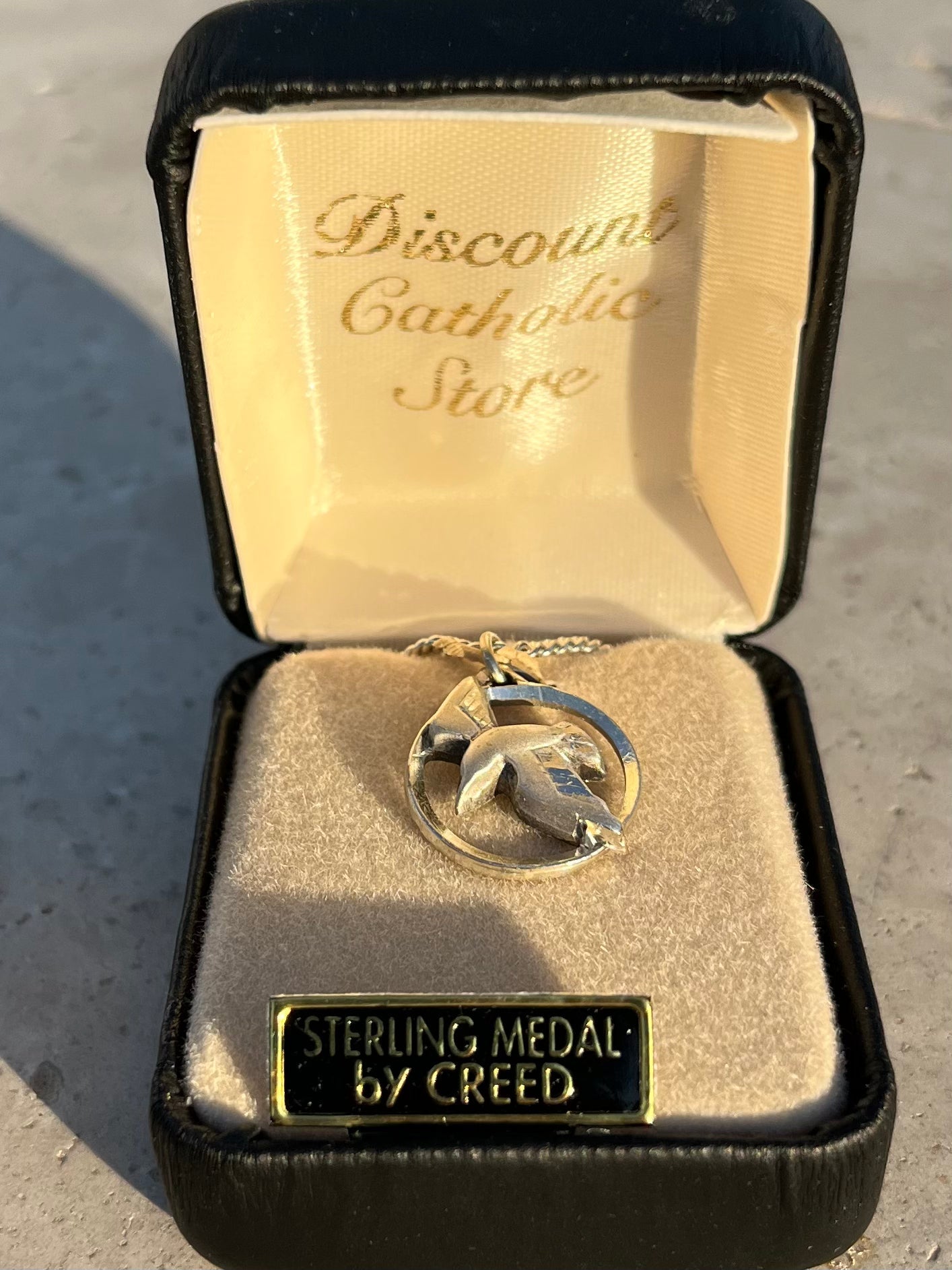 Holy Spirit Sterling Silver Medal