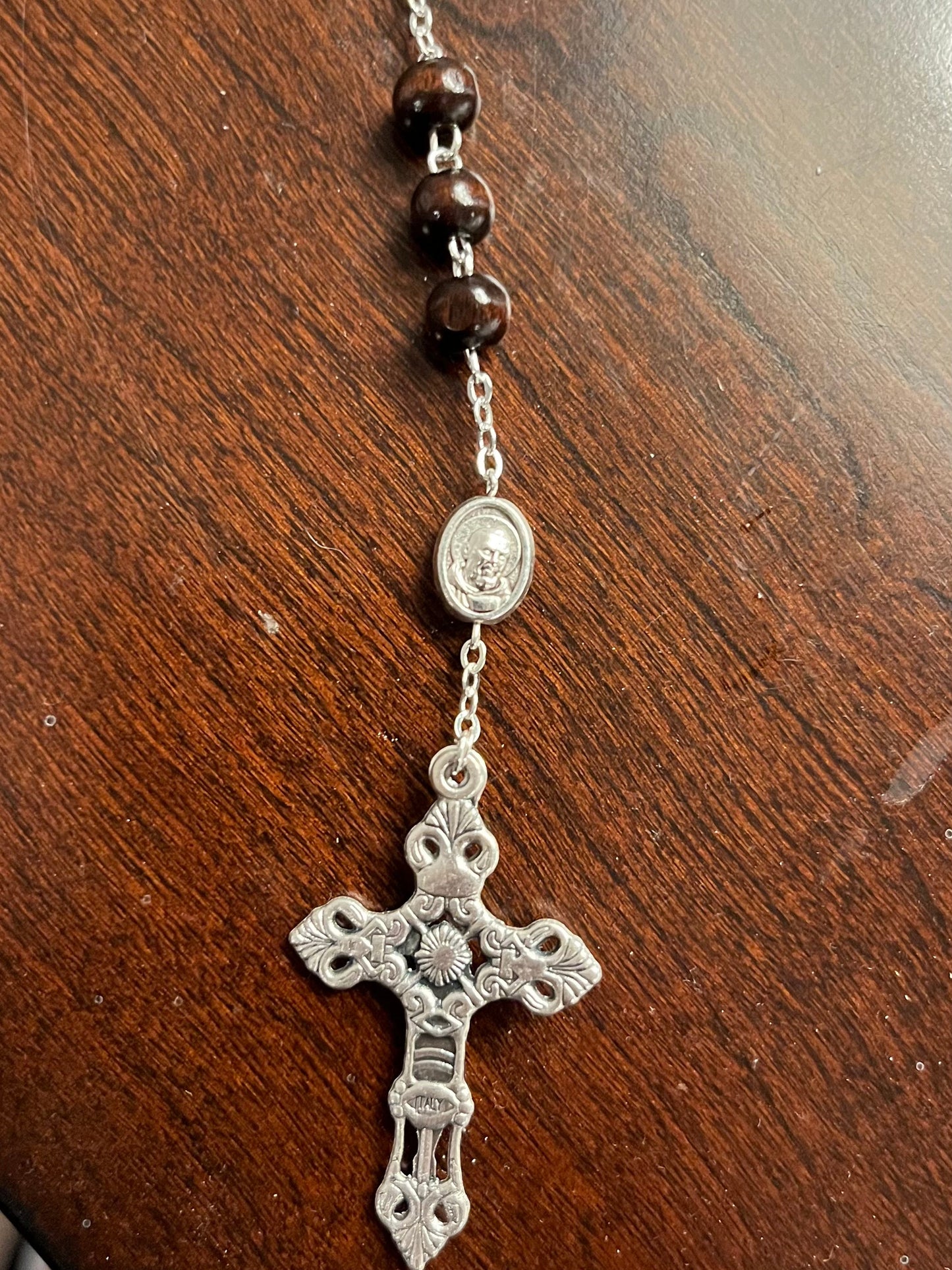 St. Padre Pio Relic Rosary