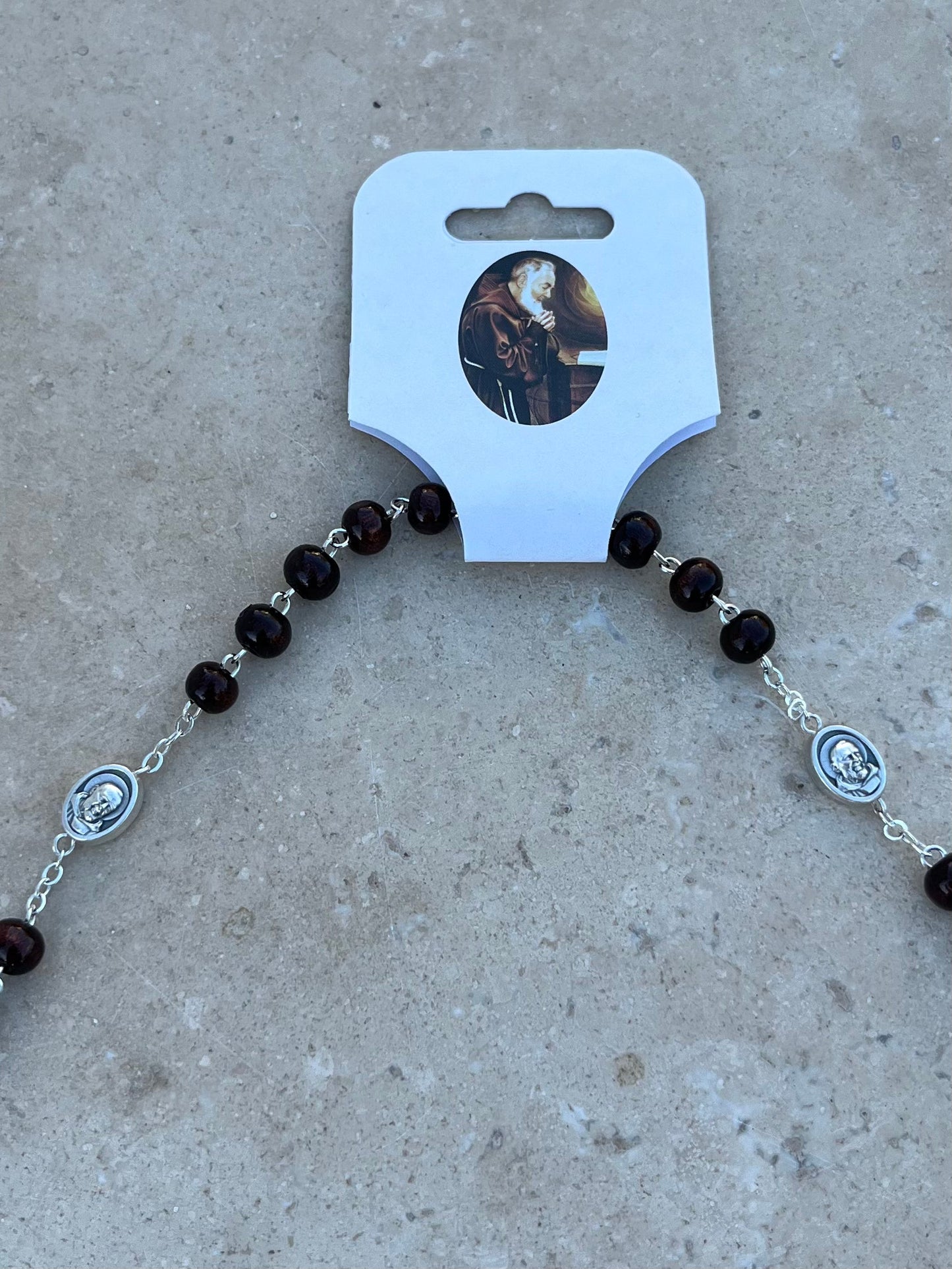 St. Padre Pio Relic Rosary