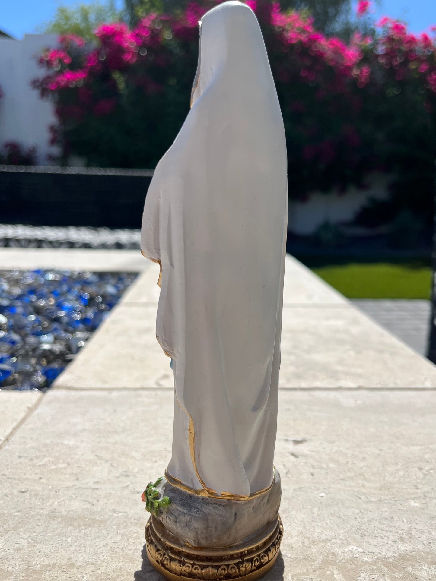 Our Lady of Lourdes statue - 8 inches - Direct From Lourdes!!