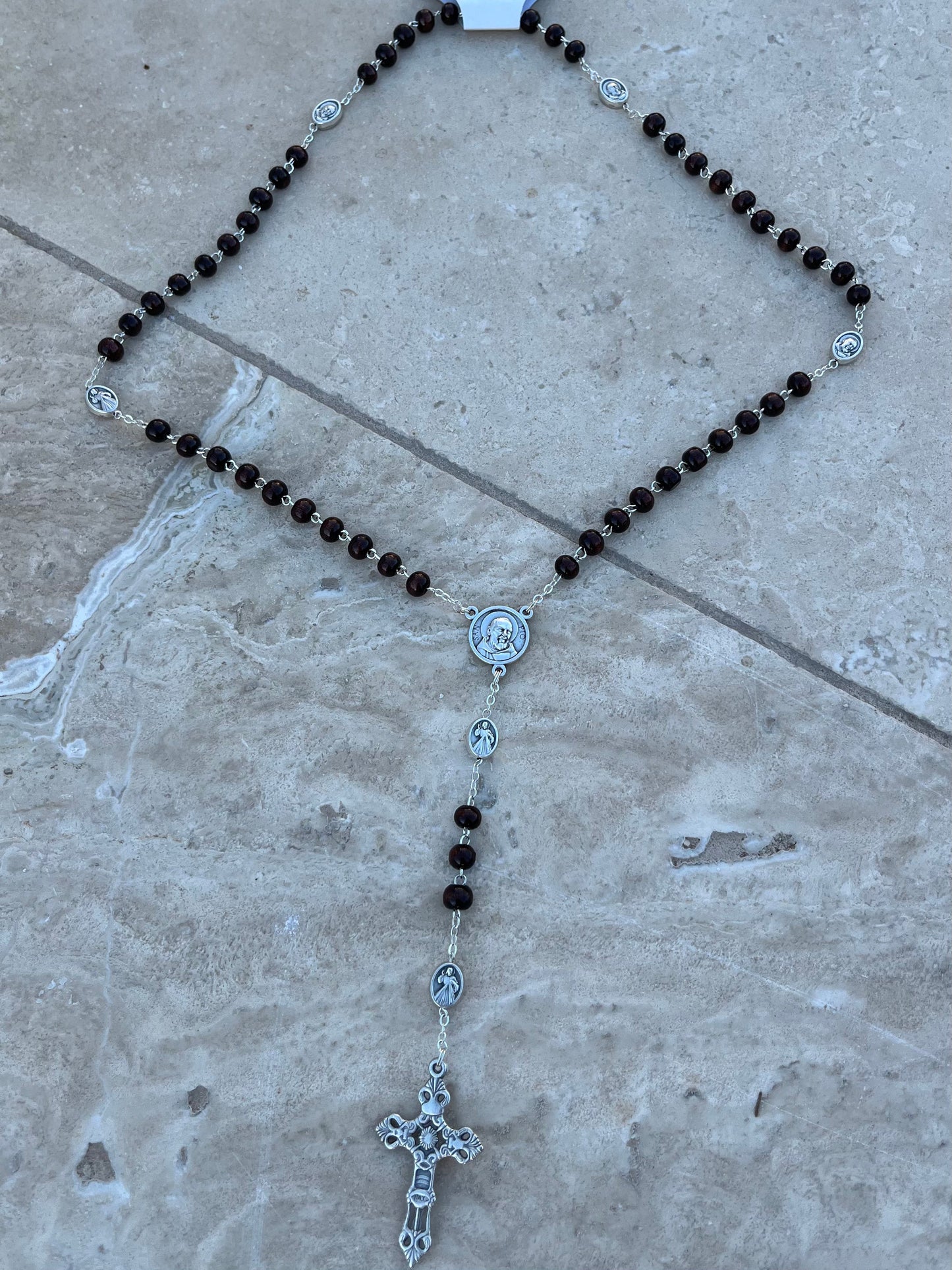 St. Padre Pio Relic Rosary
