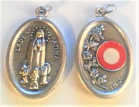 Our Lady of Fatima Third Class Relic Medal