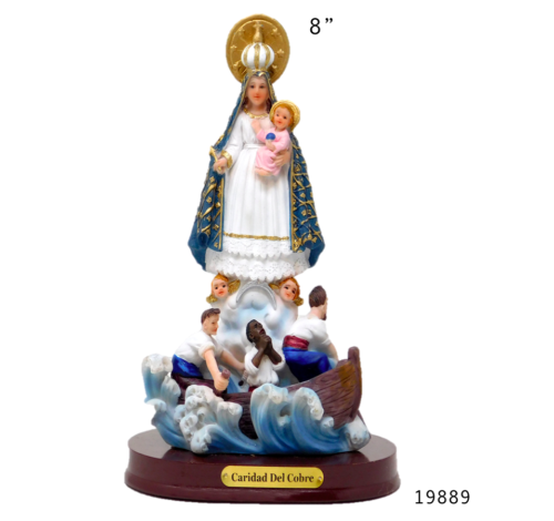 8-Inch Caridad del Cobre – Our Lady of Charity Statue