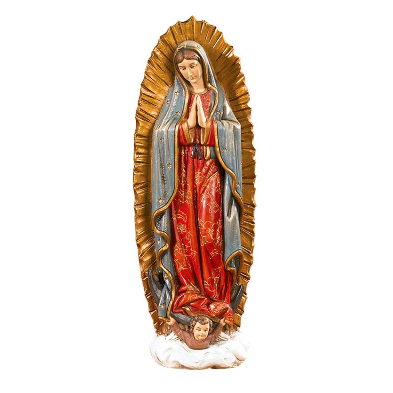 Our Lady of Guadalupe desktop statue - 9 inches