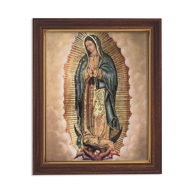 Our Lady of Guadalupe Framed Print - 11 and 1/2 inches