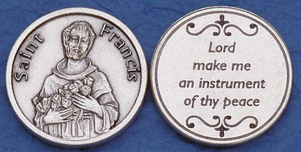 St. Francis Pocket Coin – A Symbol of Peace and Humility