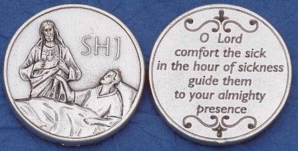 Prayer for the Sick Pocket Coin – A Token of Healing and Comfort