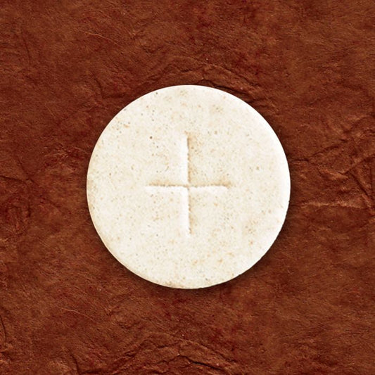 Altar Bread | Communion Host | 1-3/8" White | Plastic Container of 750