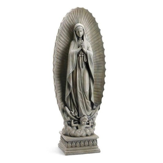 Our Lady of Guadalupe Garden Statue - 37 and 1/2 inches tall