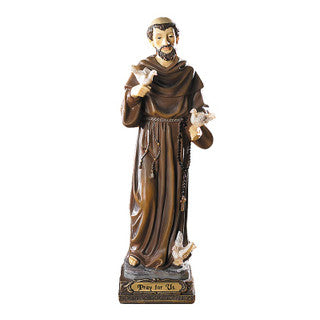 8.5" Saint Francis Statue