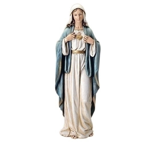 Immaculate Heart of Mary Statue - 37 inches tall