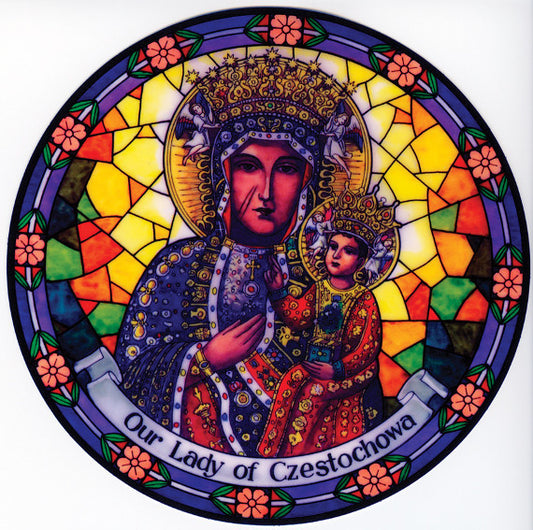 Our Lady of Czestochowa Suncatcher