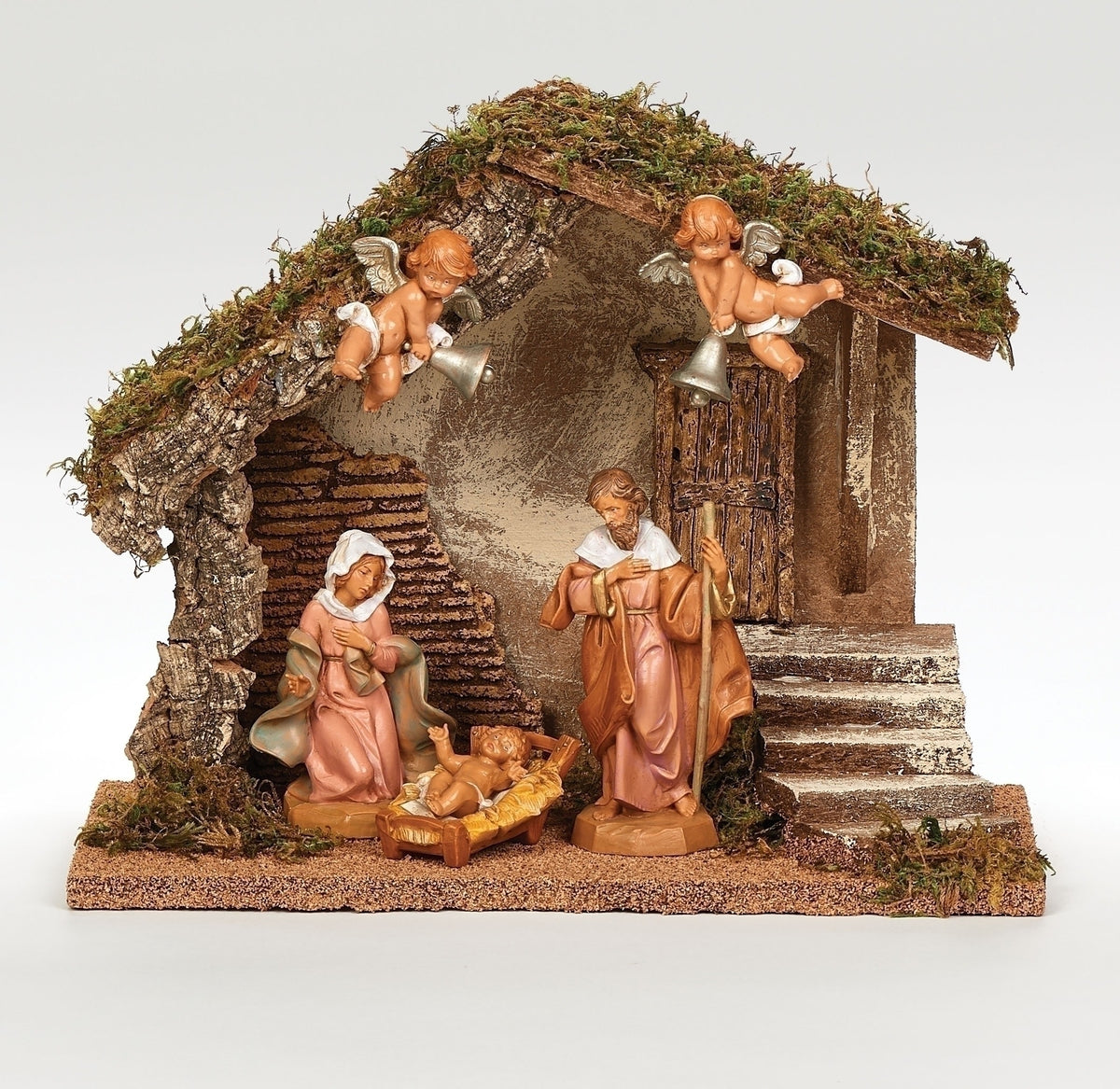 Lighted Nativity Set - 5 FIGURE NATIVITY WEDDING CRECHE in Traditional ...