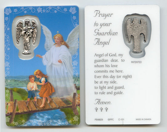 Guardian Angel Prayer Card