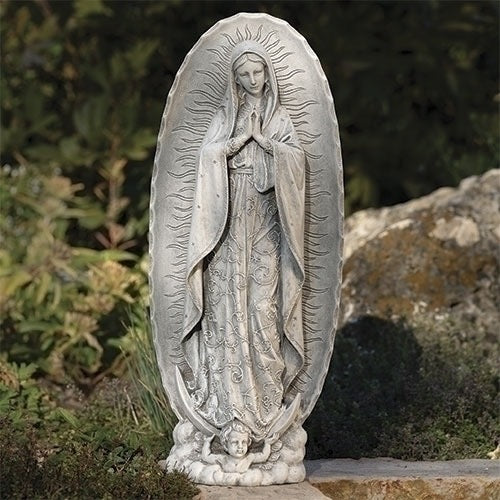 18.75"H OUR LADY OF GUADALUPE GARDEN STATUE