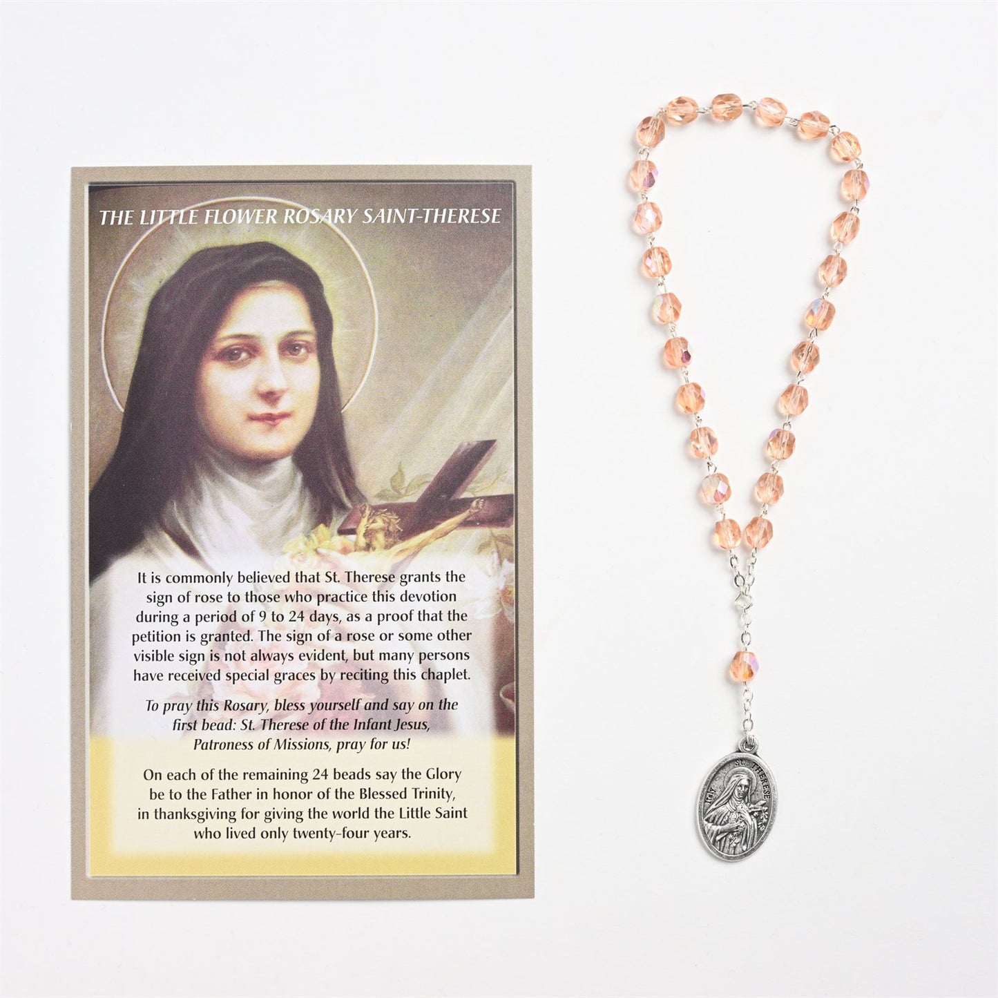 Chaplet St. Therese of the Little Flower - The Little Flower Rosary Chaplet of Saint Therese