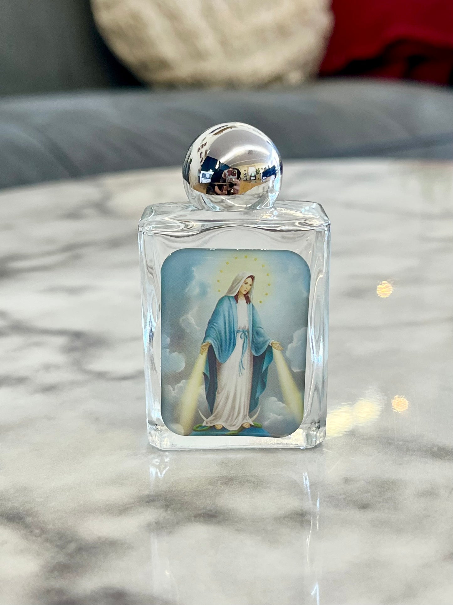 BRAND NEW! - Lourdes Bottle (1 ounces) filled with actual water from the Spring at the Grotto in Lourdes, France - Available while supplies last!