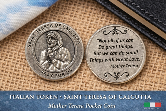 Italian Token – Saint Teresa of Calcutta (Mother Teresa) Pocket Coin