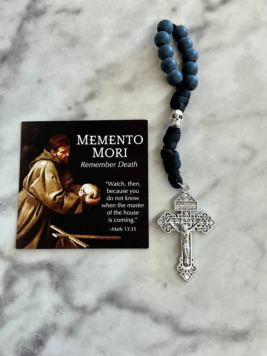 Memento Mori Single Decade Pocket Rosary