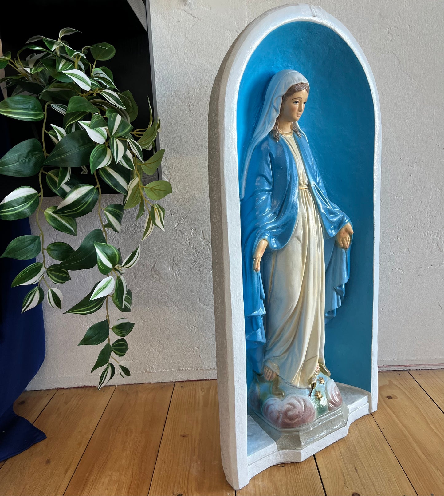 Our Lady of Grace Cement Garden Statue - 30 inches tall