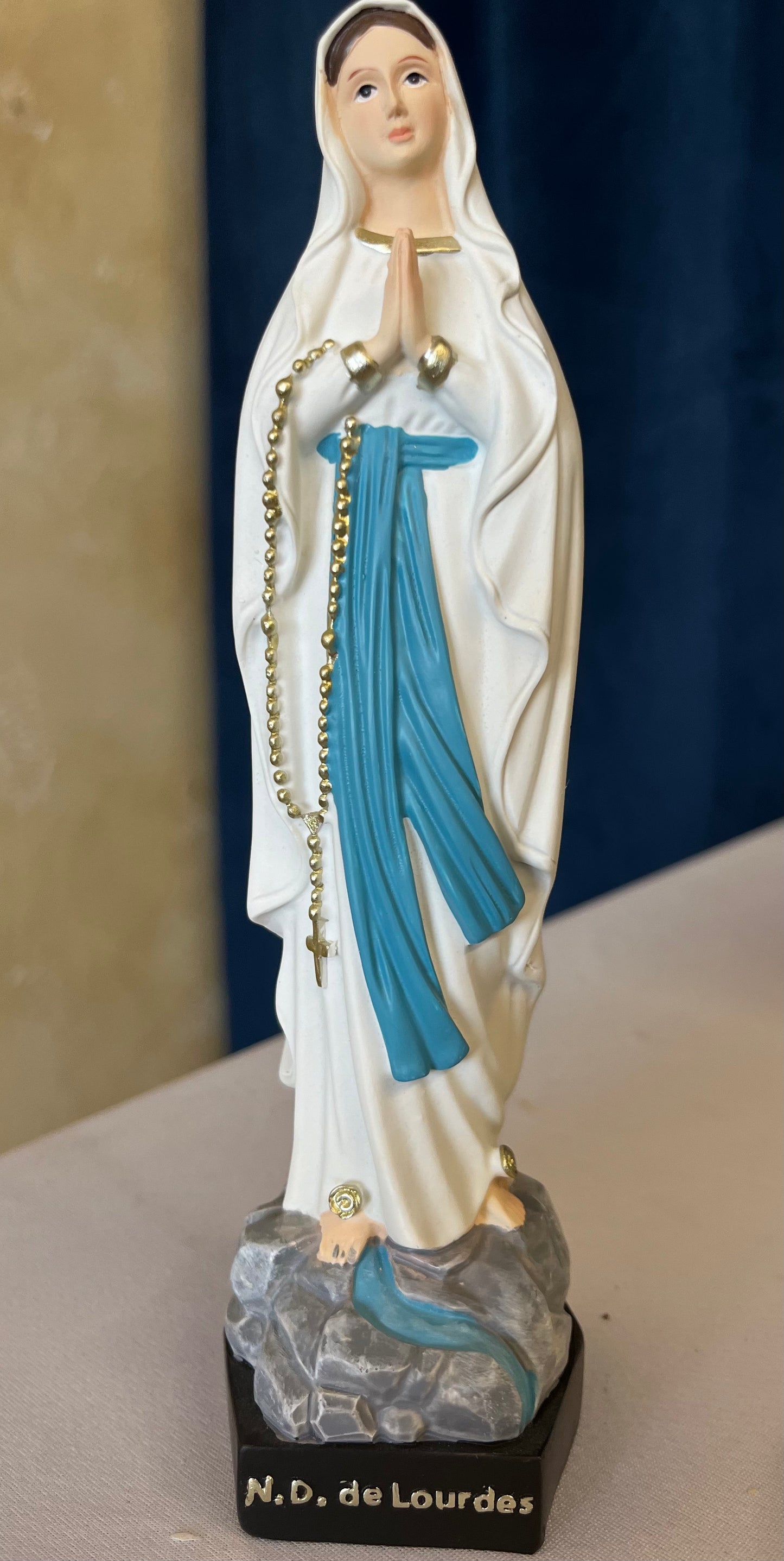Our Lady of Lourdes Statue – 18 cm (7½ inches) – Direct from Lourdes!