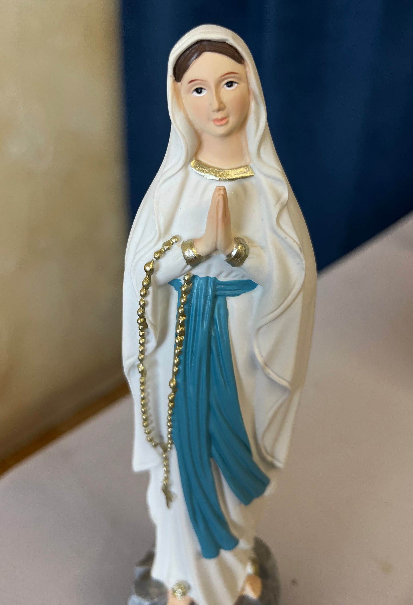 Our Lady of Lourdes Statue – 18 cm (7½ inches) – Direct from Lourdes!