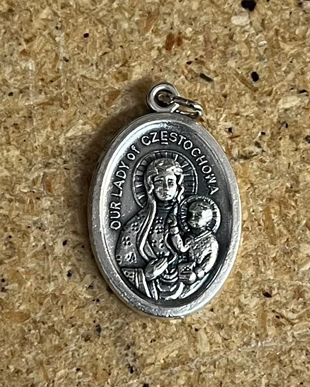 Our Lady of Czestochowa Third Class Relic Medal