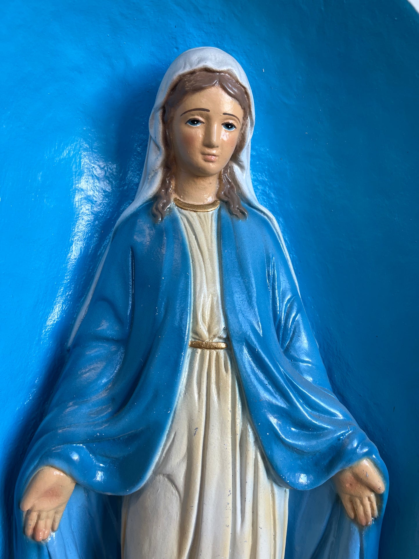 Our Lady of Grace Cement Garden Statue - 30 inches tall