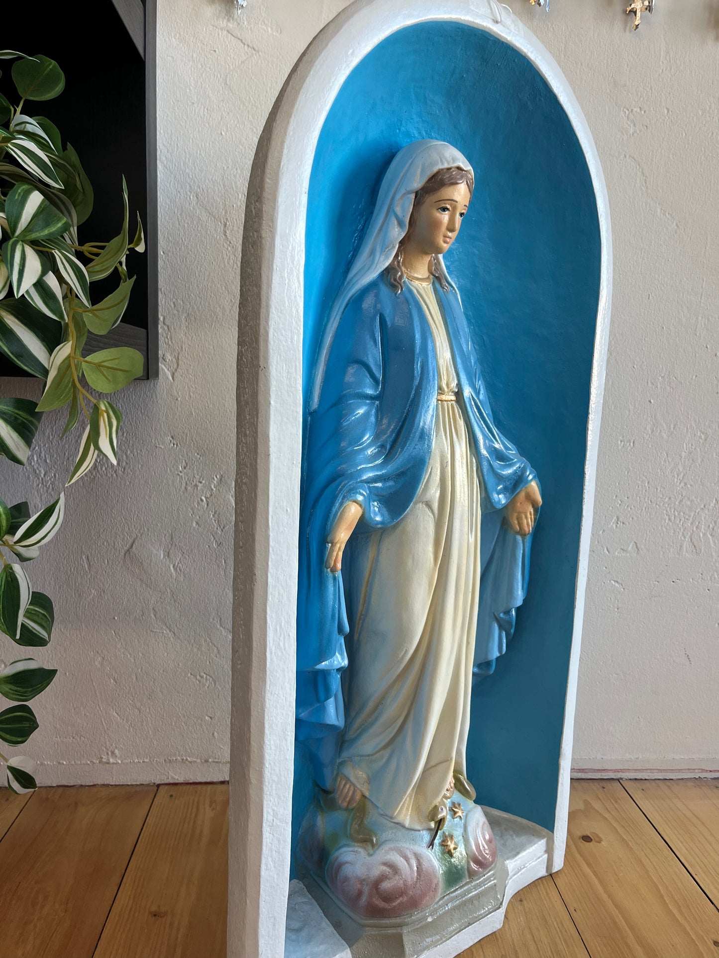 Our Lady of Grace Cement Garden Statue - 30 inches tall