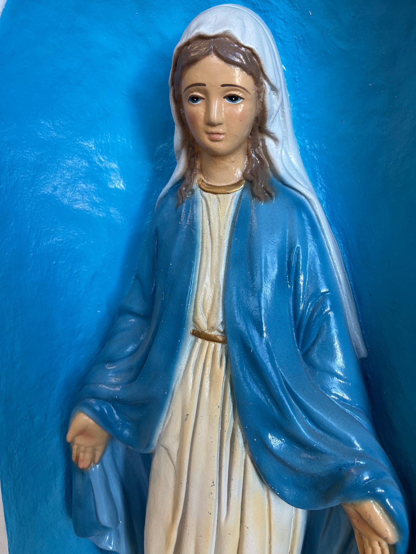 Our Lady of Grace Cement Garden Statue - 30 inches tall