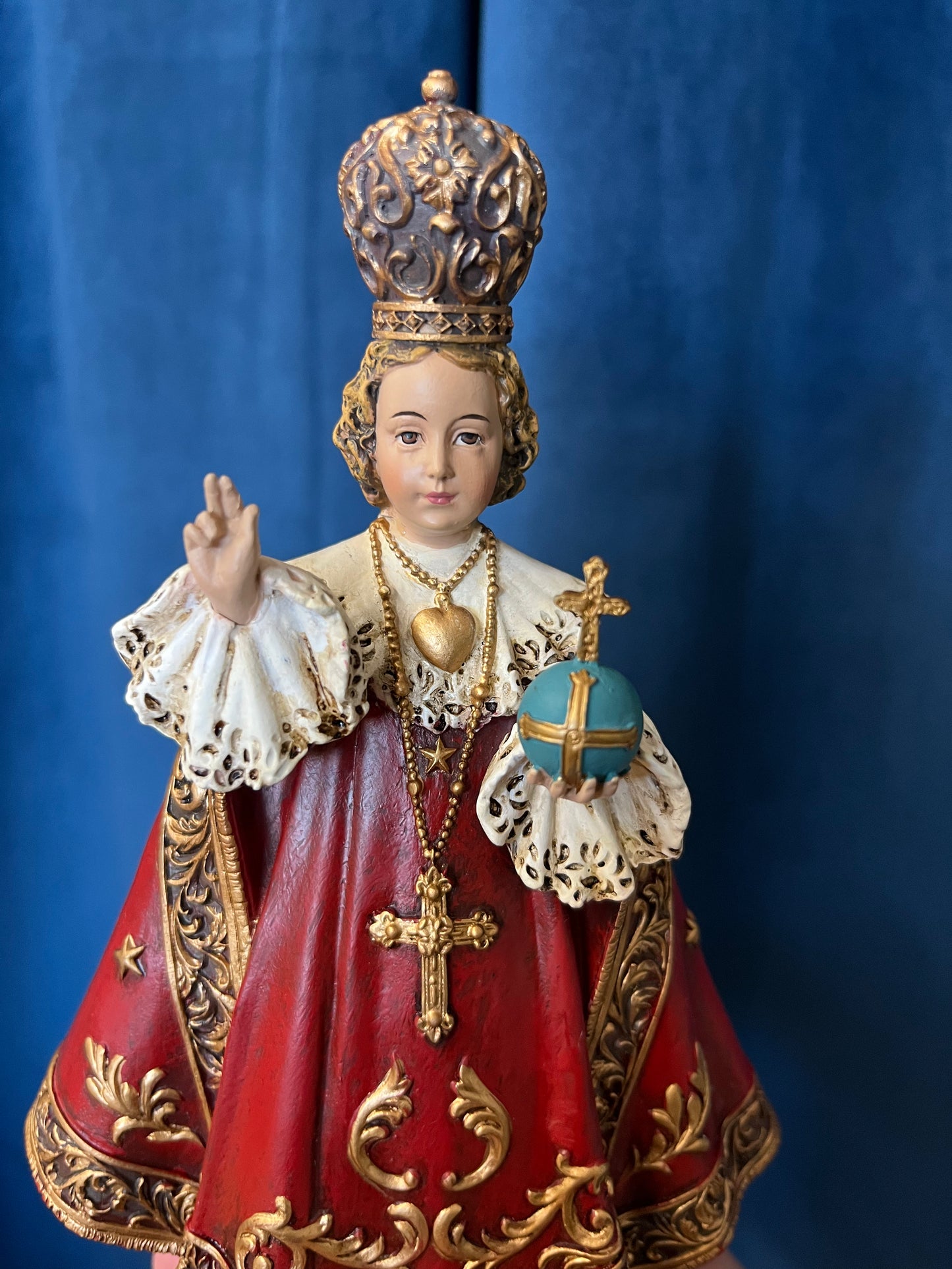 7.75-Inch Infant of Prague Statue – Renaissance Collection